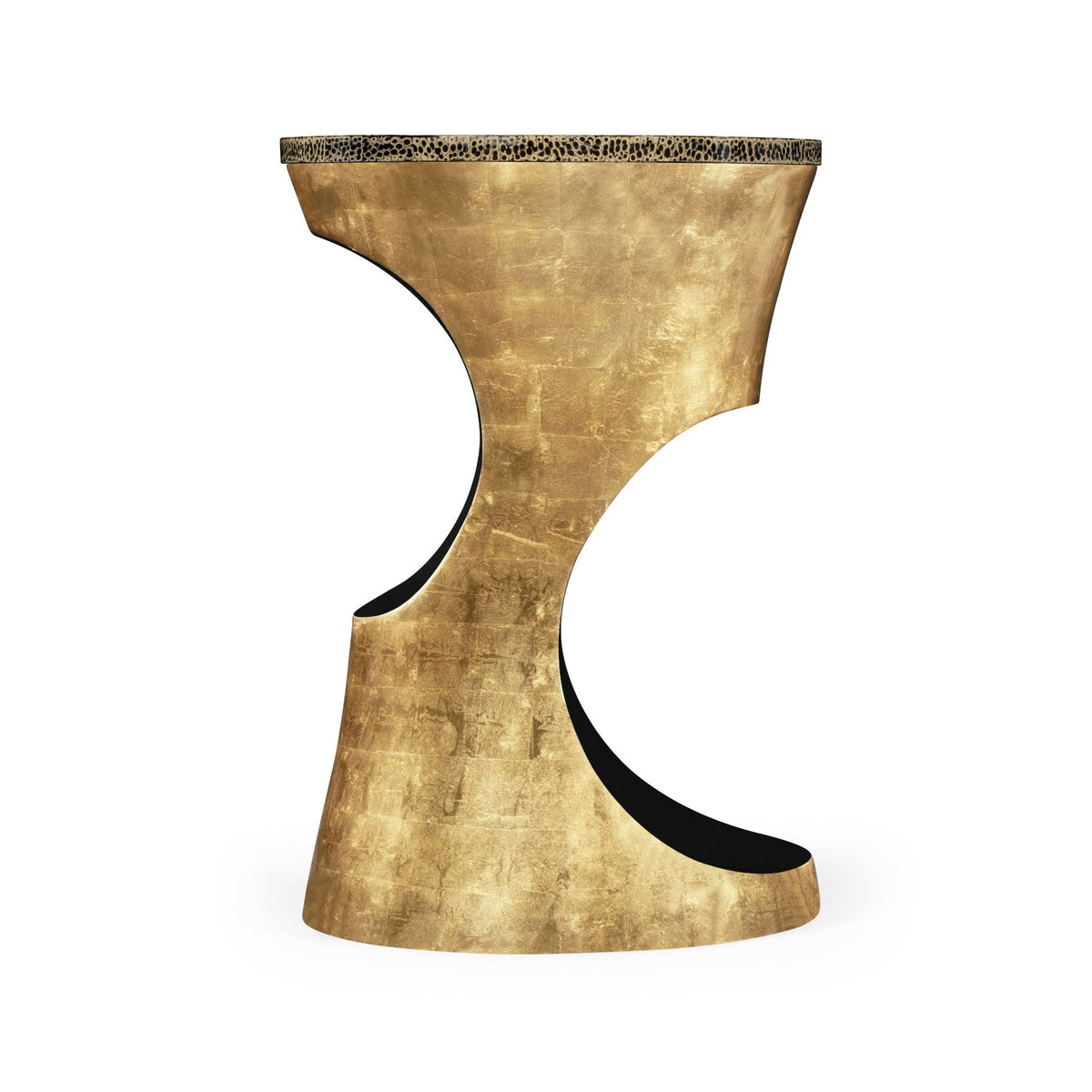 Emperor Gold Round Cut-Out Lamp Table