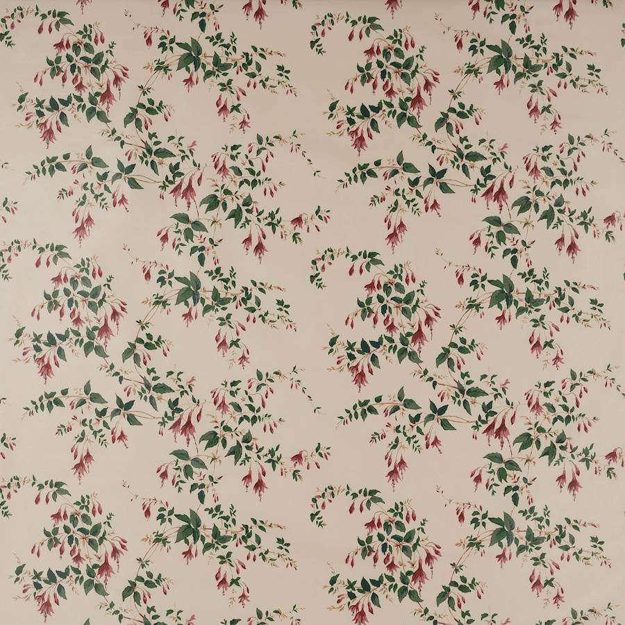 Colefax and Fowler Tapet Fuchsia Red
