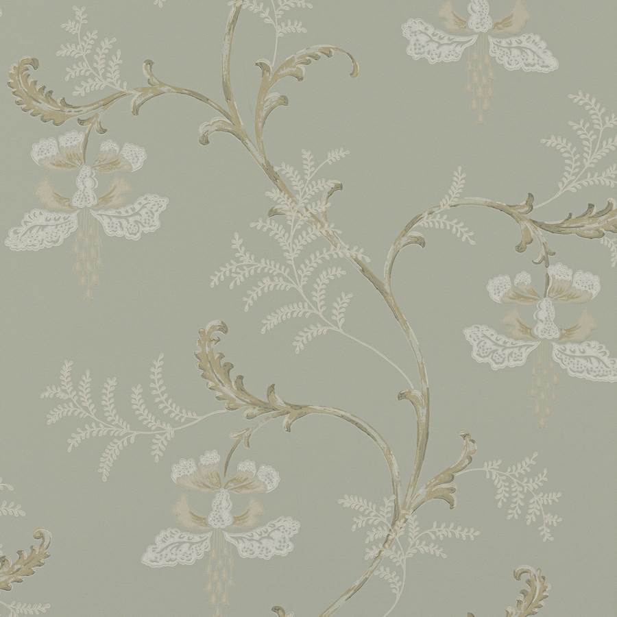 Colefax and Fowler Tapet Bellflower Old Blue