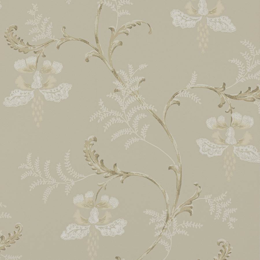 Colefax and Fowler Tapet Bellflower Silver