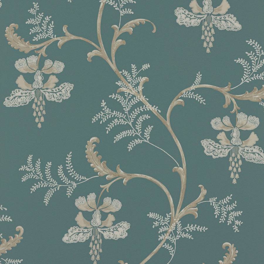 Colefax and Fowler Tapet Bellflower Navy