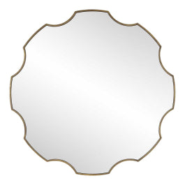 Gearing Up Bronze Mirror — Uttermost