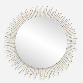 Aga Round Gold Mirror — Uttermost