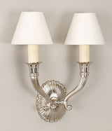 Sudbury Vägglampa Dubbel – Nickel