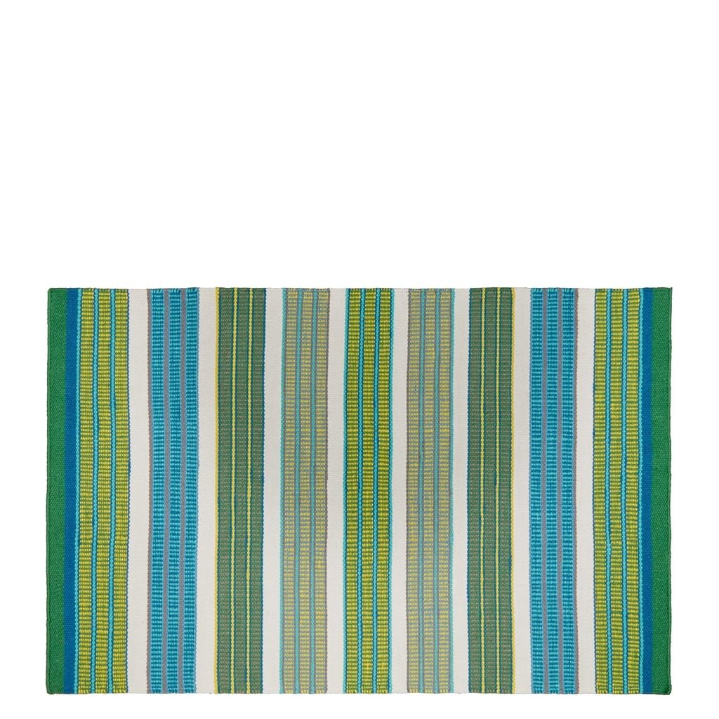Mahakam Cobalt matta från Designers Guild — detalj