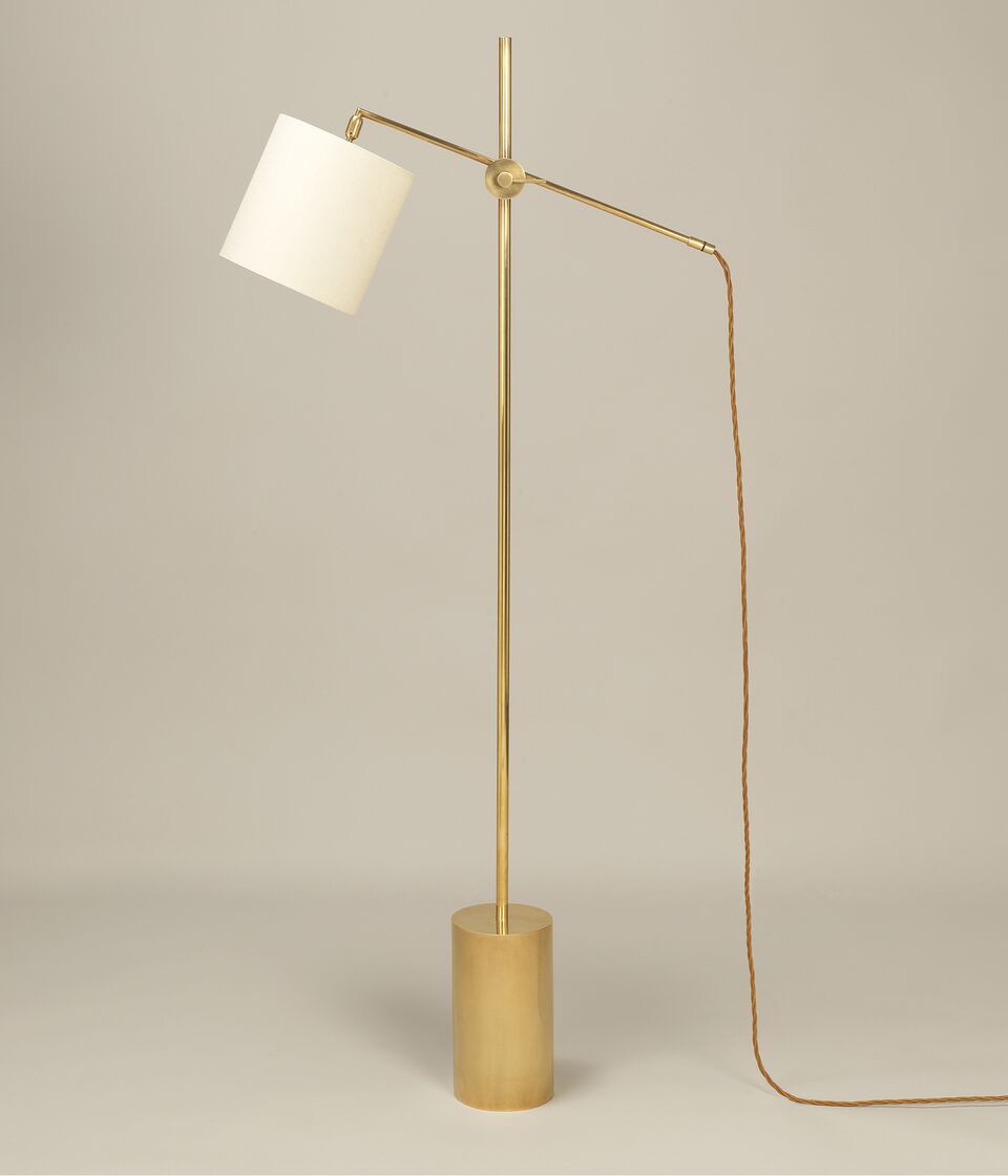 Farnham Golvlampa – Brass