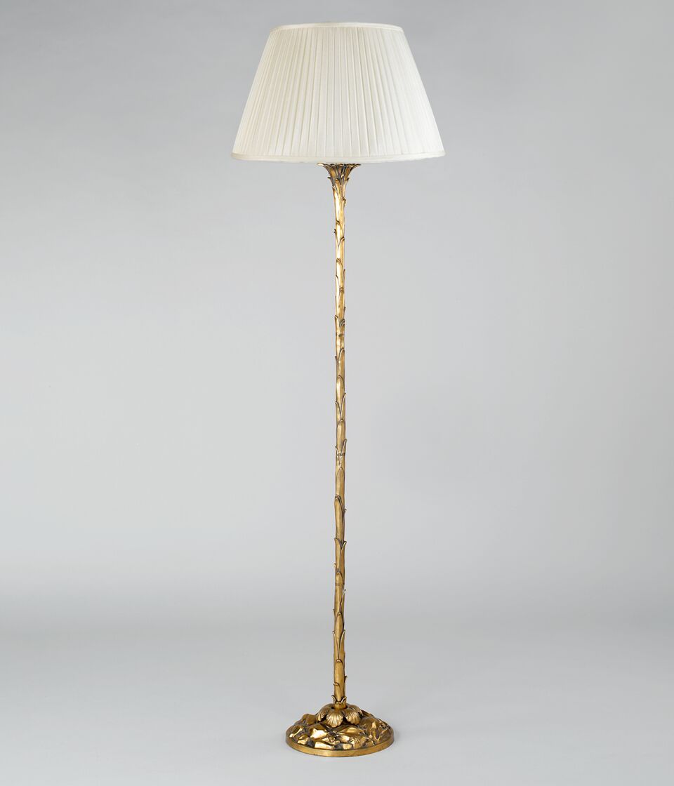 French Acanthus Golvlampa – Brass