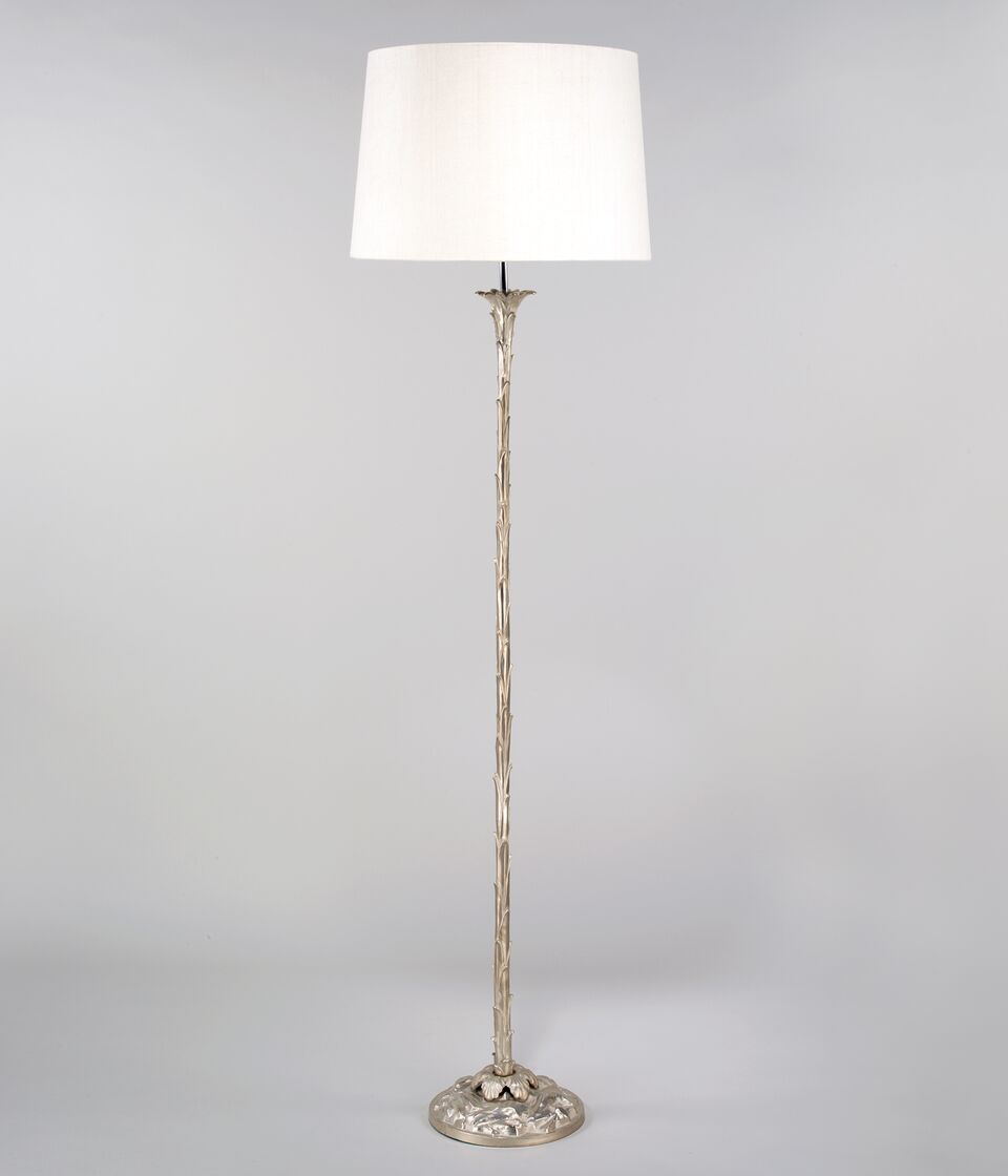 French Acanthus Golvlampa – Nickel