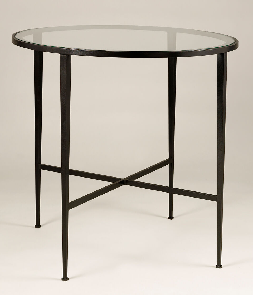 Helmsley Sidobord – Glass & Bronze