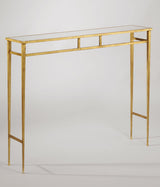 Stapleford Konsolbord – Glass & Brass