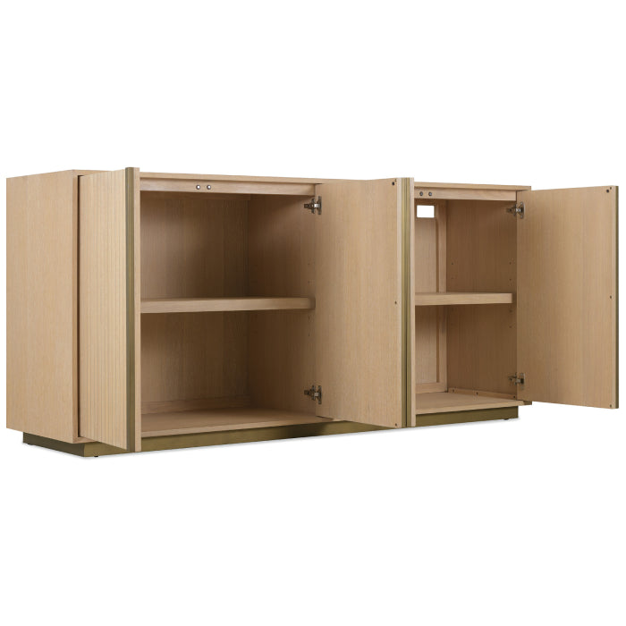 Hooker Furniture Academia Four Door Sideboard with Handles - Hooker Furnishings