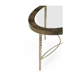 Ovalt Buckingham soffbord i mahogny – Bleached Mahogany