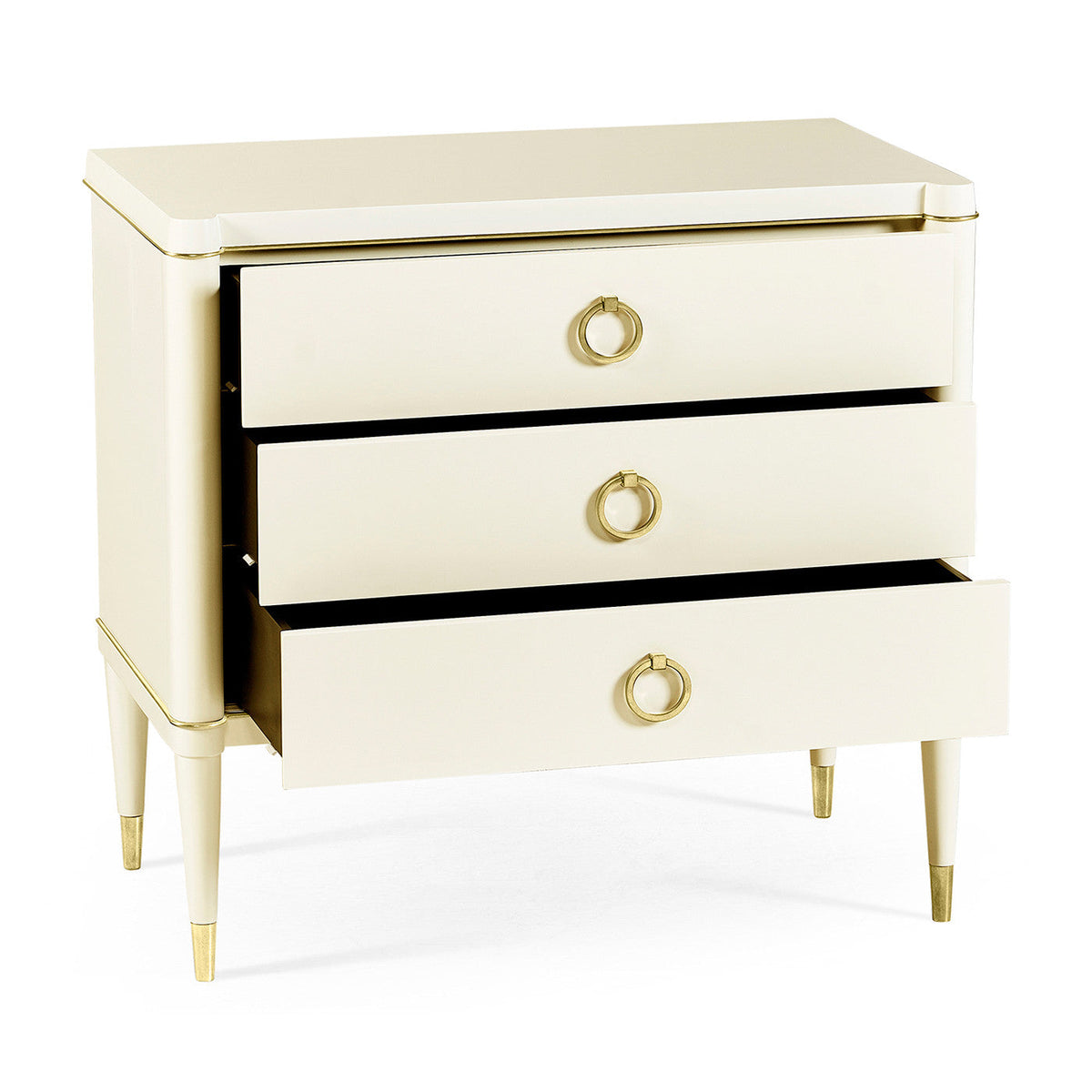 Small Chest of Drawers Painted Ivory