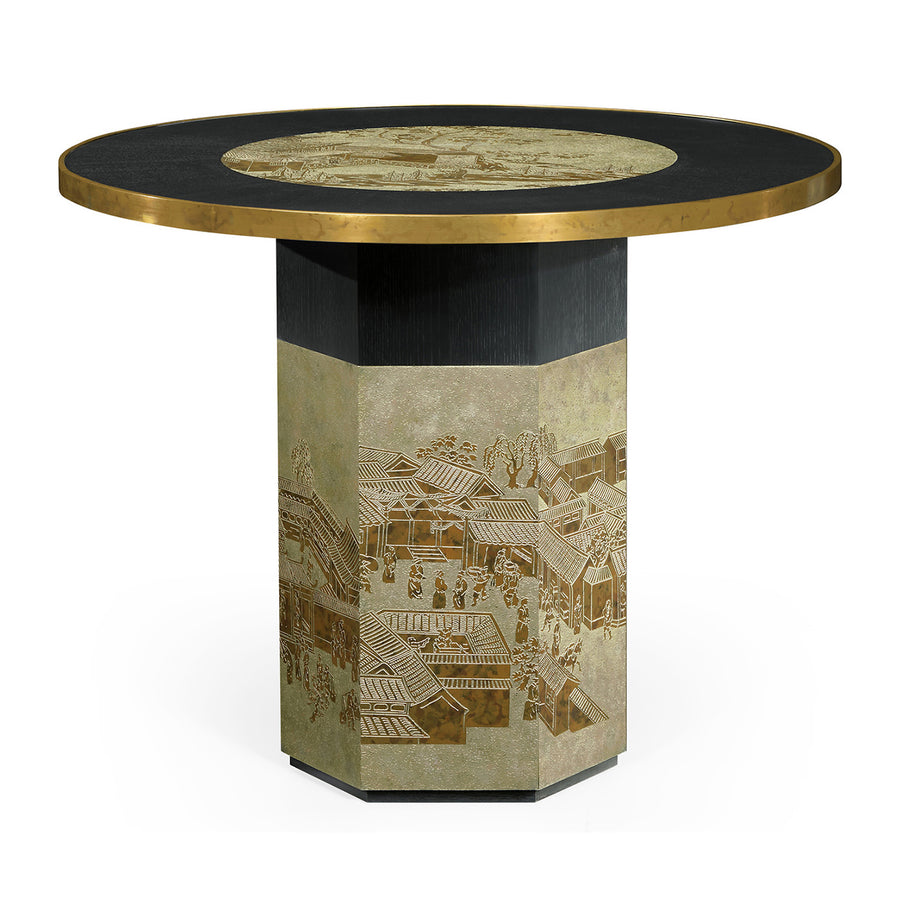 Runt mittbord Chinoiserie Style — Jonathan Charles
