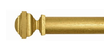 Castel Kubisk stångände Ø50mm (par) — Castel Houlès — Guld