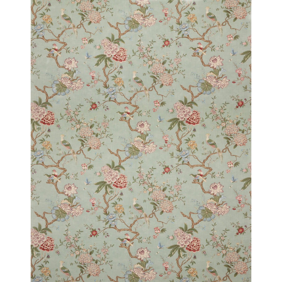Oriental Bird Signature Eau De Nil tyg