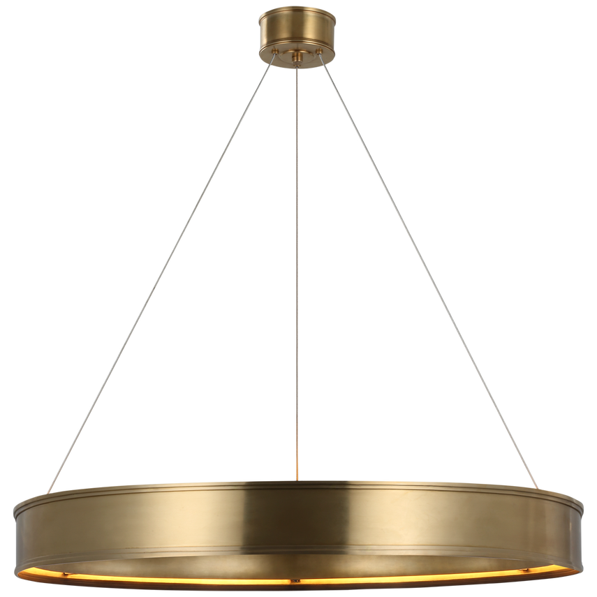 Connery Taklampa 40 inch – Antique-Burnished Brass