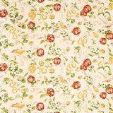 Sanderson Tyg Pear & Pomegranate Lemon/Vermillion