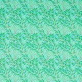 Morris and Co Tyg Willow Bough — Queen Square Fabrics Sky Leaf Green