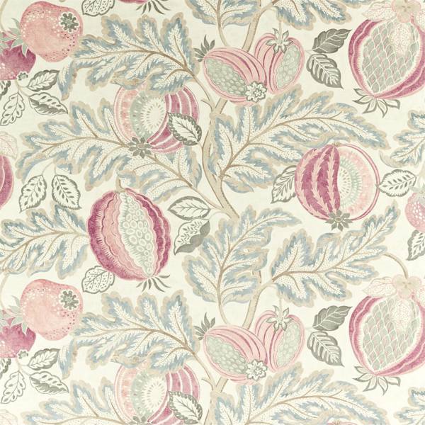 Sanderson Tyg Cantaloupe — Caspian Prints & Embroideries Blush/Dove