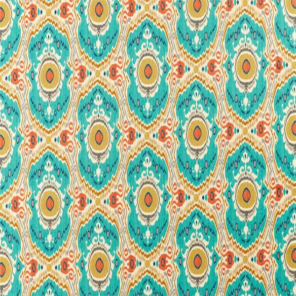 Sanderson Tyg Niyali Teal/Saffron