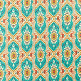 Sanderson Tyg Niyali Teal/Saffron
