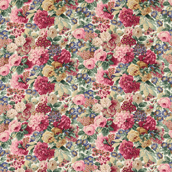 Rose & Peony Tyg — Autumn Prints — Sanderson