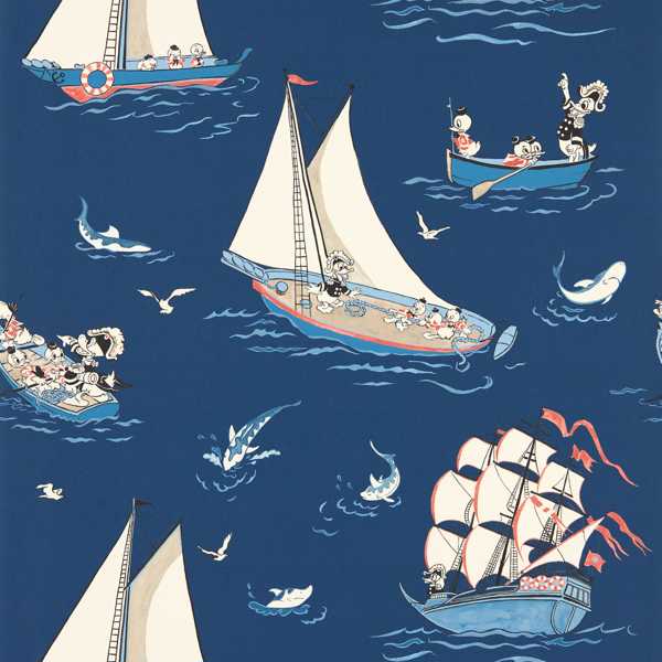 Donald Nautical Night Fishing — Sanderson tapetprov