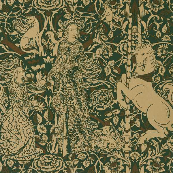 Sanderson Tapet Aurelia`s Grail Gobelin Green/Bronze