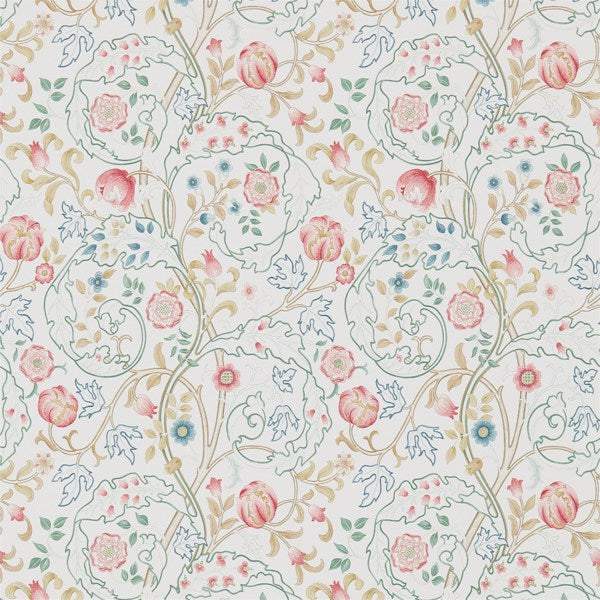 Morris and Co Tapet Mary Isobel Pink Ivory