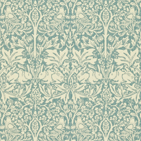 Morris and Co Tapet Brer Rabbit Slate Vellum