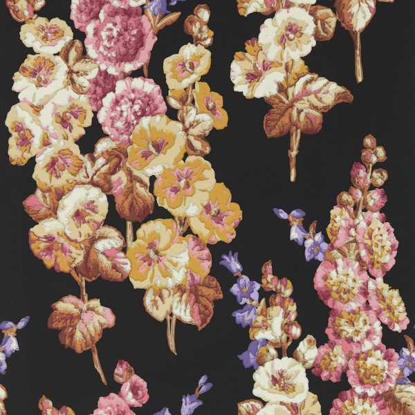 Hollyhocks Tapet — Sanderson