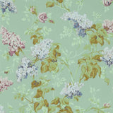 Sanderson Tapet Sommerville Mint/Plum