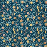 Morris and Co Tyg Fruit Velvet Indigo Slate