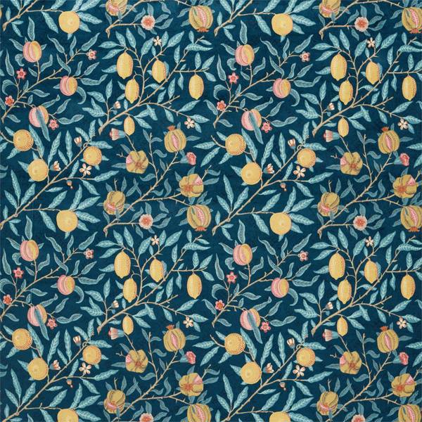 Fruit Velvet Tyg — Morris & Co