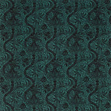 Indian Flock Velvet Cerulean Walnut — Morris & Co tygprov