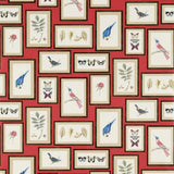Sanderson Tapet Picture Gallery Red/Multi