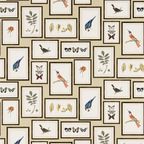 Sanderson Tapet Picture Gallery Sand/Multi