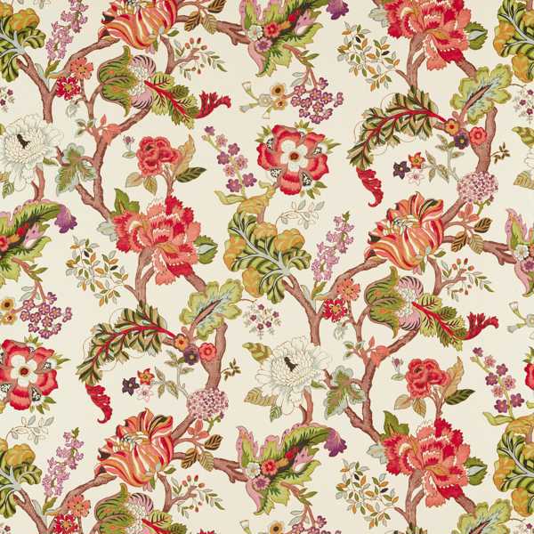 Sanderson Tyg Fusang Tree Cinnabar Red