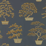 Sanderson Tapet Penjing Ink Black/Gold