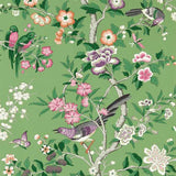 Sanderson Tapet Chinoiserie Hall Chinese Green/Lotus Pink