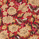 Sanderson Tapet Amara Butterfly Cinnabar/Ink Black