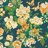 Sanderson Tapet Emperor Peony Midnight/Apricot