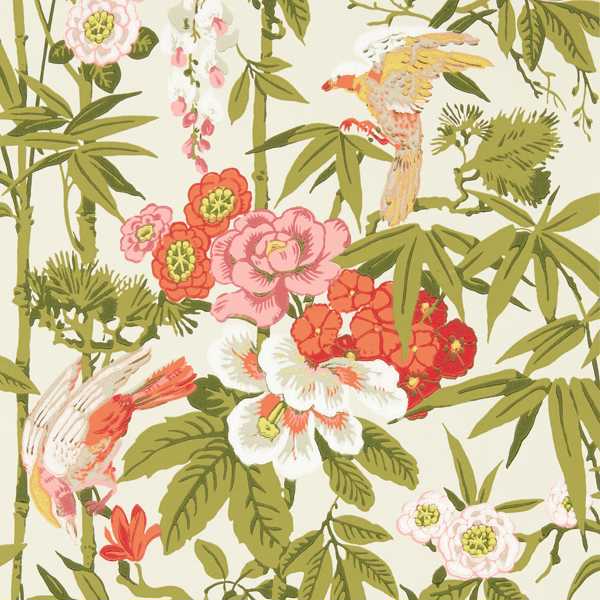 Bamboo & Birds Tapet — Sanderson
