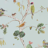 Sanderson Tapet Woodland Chorus Sky Blue/Multi