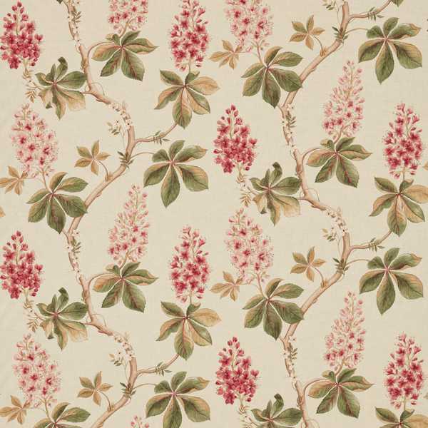 Sanderson Tyg Chestnut Tree Coral/Bayleaf