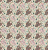Osborne and Little Tyg Felbrigg Linen teal choco