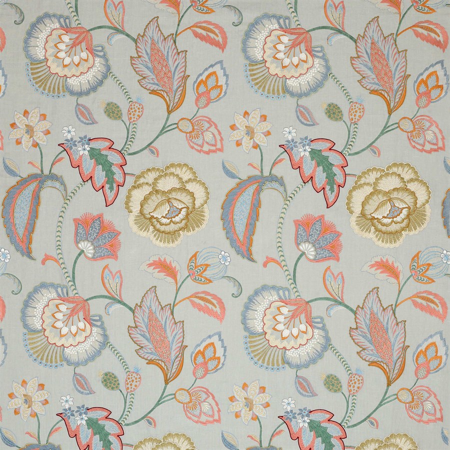 Colefax and Fowler Tyg Carmen Aqua