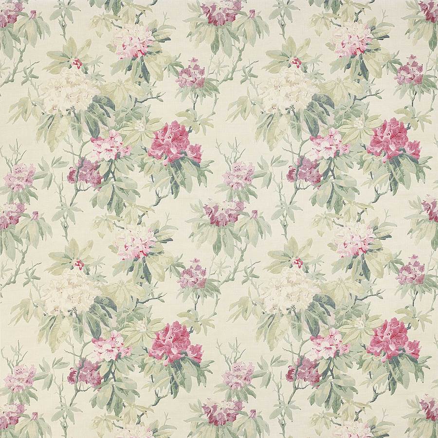 Colefax and Fowler Tyg Mereworth Pink Forest