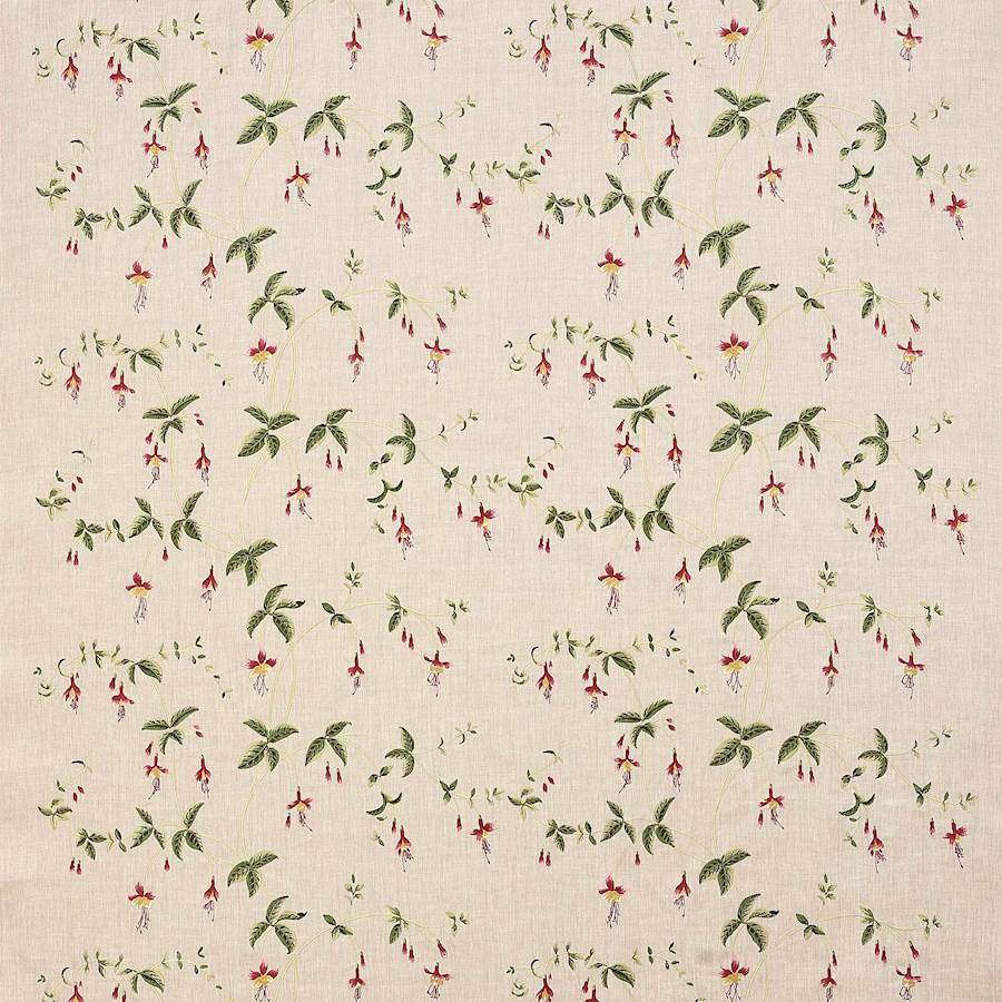 Colefax and Fowler Tyg Viviers Red Green